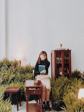 「アイラブCONVERSE」｜オードリーさん（レディース・157cm）の秋コーディネート