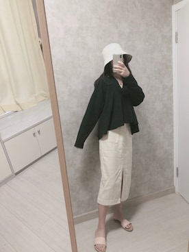 春日弥生さん（レディース・167cm）の秋コーディネート