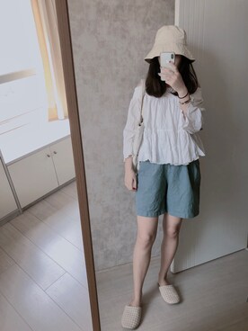 春日弥生さん（レディース・167cm）の秋コーディネート