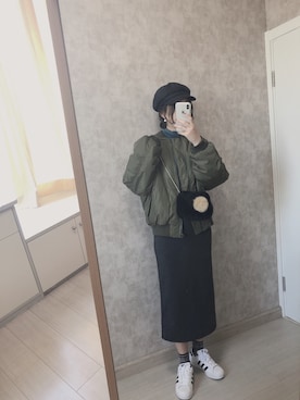 春日弥生さん（レディース・167cm）の秋コーディネート