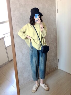 「RADLEY（ラドリー）のアイテム」を使った、春日弥生さん（レディース・167cm）の春コーディネート