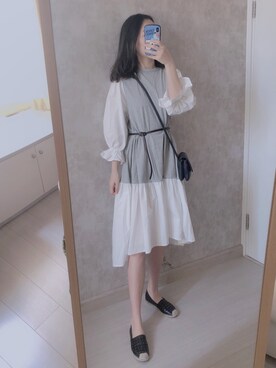 春日弥生さん（レディース・167cm）の春コーディネート