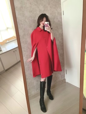 「日系极简」｜「アイテム（ブーツ）」を使った、春日弥生さん（レディース・167cm）の夏コーディネート