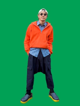 「STELLA McCARTNEY（ステラマッカートニー）のアイテム」を使った、ICCHOさん（メンズ・170cm）の春コーディネート