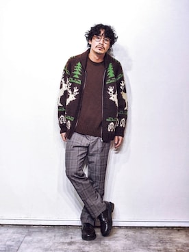 「アイテム（ブーツ）」を使った、ICCHOさん（メンズ・170cm・30代）の秋コーディネート