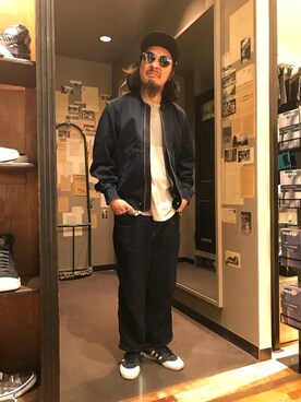 「adidas SB（アディダススケートボーディング）のアイテム」を使った、DARさん（メンズ・173cm）の春コーディネート