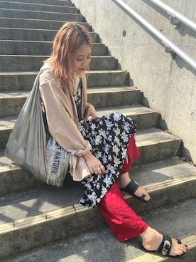 Rieさん（レディース・158cm）の夏コーディネート