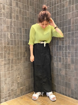 Rieさん（レディース・158cm）の夏コーディネート