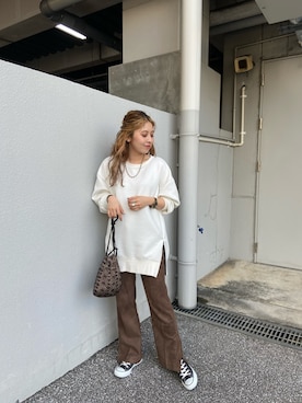 Rieさん（レディース・158cm）の秋コーディネート