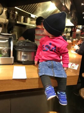 「アイテム（スカート）」を使った、Brooklyn Baby さん（キッズ・74cm）の夏コーディネート
