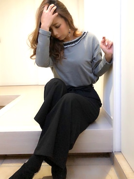 Akaneさん（レディース・155cm）の冬コーディネート