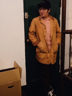 谷口ウェア太郎さん（メンズ・158cm）の冬コーディネート