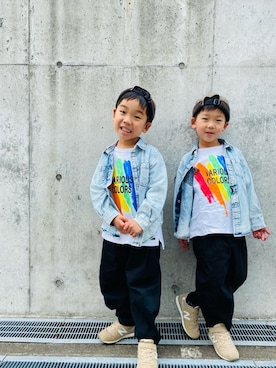 haru☻☻shuさん（キッズ・110cm）の春コーディネート