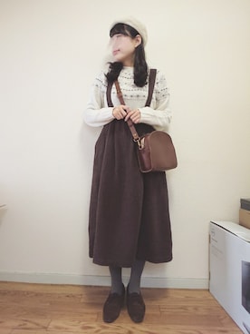 カナエさん（レディース・150cm）の冬コーディネート