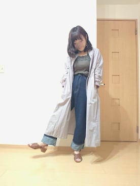 「PRIMP（プリンプ）のアイテム（アクセサリー）」を使った、カナエさん（レディース・150cm）の春コーディネート