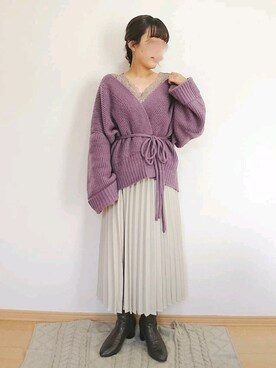 カナエさん（レディース・150cm）の冬コーディネート