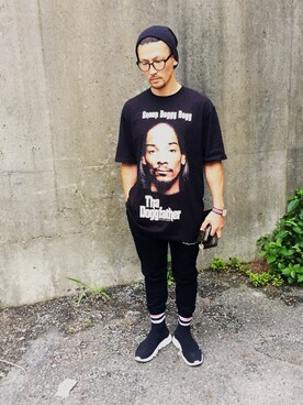 「vetements」｜「アイテム（ニットキャップ/ビーニー）」を使った、little1984さん（メンズ・168cm）の夏コーディネート
