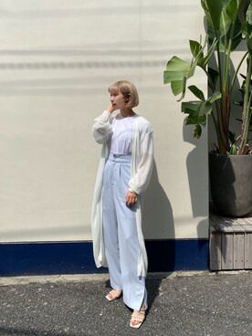 「08sircus（ゼロエイトサーカス）のアイテム」を使った、akiさん（レディース・162cm）の春コーディネート
