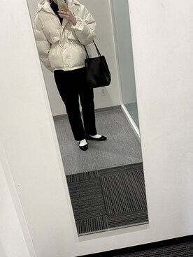 「HOTPING（ホッピン）のアイテム（ジャケット/アウター）」を使った、carlinn43さん（レディース・160cm）の冬コーディネート