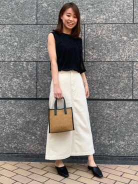 「LAURA DI MAGGIO（ローラディマッジオ）のアイテム」を使った、oka_sさん（レディース・159cm）の夏コーディネート