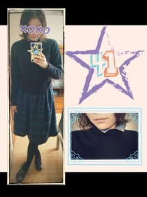 LOWRYS FARM | 黒ハイネックニット(ニット/セーター)