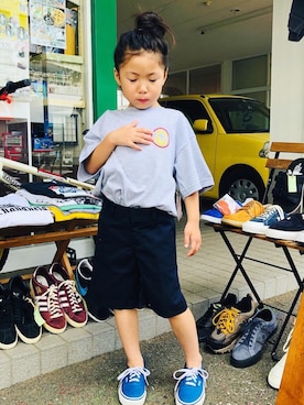 「spitfire（スピットファイア）のアイテム」を使った、kanade〔churchill〕さん（キッズ・120cm）の春コーディネート