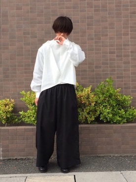 「アイテム（ドレスシューズ）」を使った、YONE°さん（メンズ・172cm）の春コーディネート
