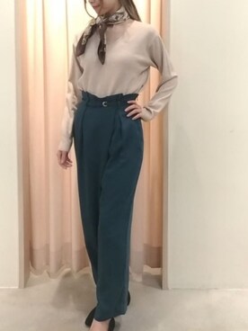 「Te chichi TERRASSE（テチチテラス）のアイテム（財布/小物）」を使った、ユキさん（レディース・162cm）の秋コーディネート