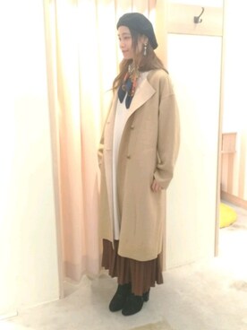 「Te chichi TERRASSE（テチチテラス）のアイテム（財布/小物）」を使った、ユキさん（レディース・162cm）の秋コーディネート