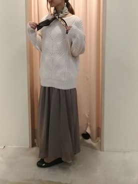 「Te chichi TERRASSE（テチチテラス）のアイテム（財布/小物）」を使った、ユキさん（レディース・162cm）の秋コーディネート