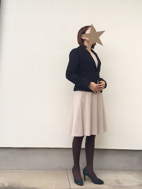 「Sybilla（シビラ）のアイテム（ジャケット/アウター）」を使った、kaoriさん（レディース・155cm）の秋コーディネート
