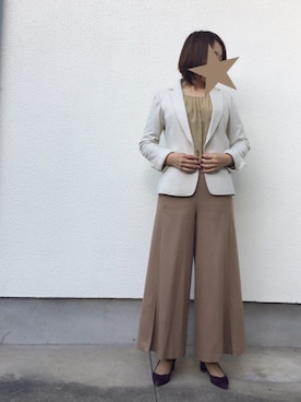 「Sybilla（シビラ）のアイテム」を使った、kaoriさん（レディース・155cm）の秋コーディネート