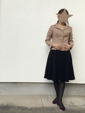 「Sybilla（シビラ）のアイテム（ジャケット/アウター）」を使った、kaoriさん（レディース・155cm）の秋コーディネート