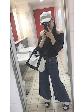 「IOSSELLIANI（イオッセリアーニ）のアイテム（リング）」を使った、y u c h i ♡さん（レディース・152cm）の夏コーディネート
