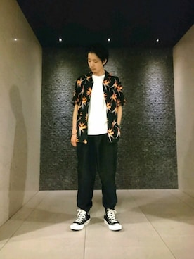 「undecorated MAN（アンデコレイテッドマン）のアイテム」を使った、みやこさん（メンズ・169cm）の夏コーディネート