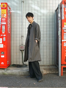 「N.HOOLYWOOD（N.ハリウッド）のアイテム（財布/小物）」を使った、みやこさん（メンズ・169cm）の春コーディネート