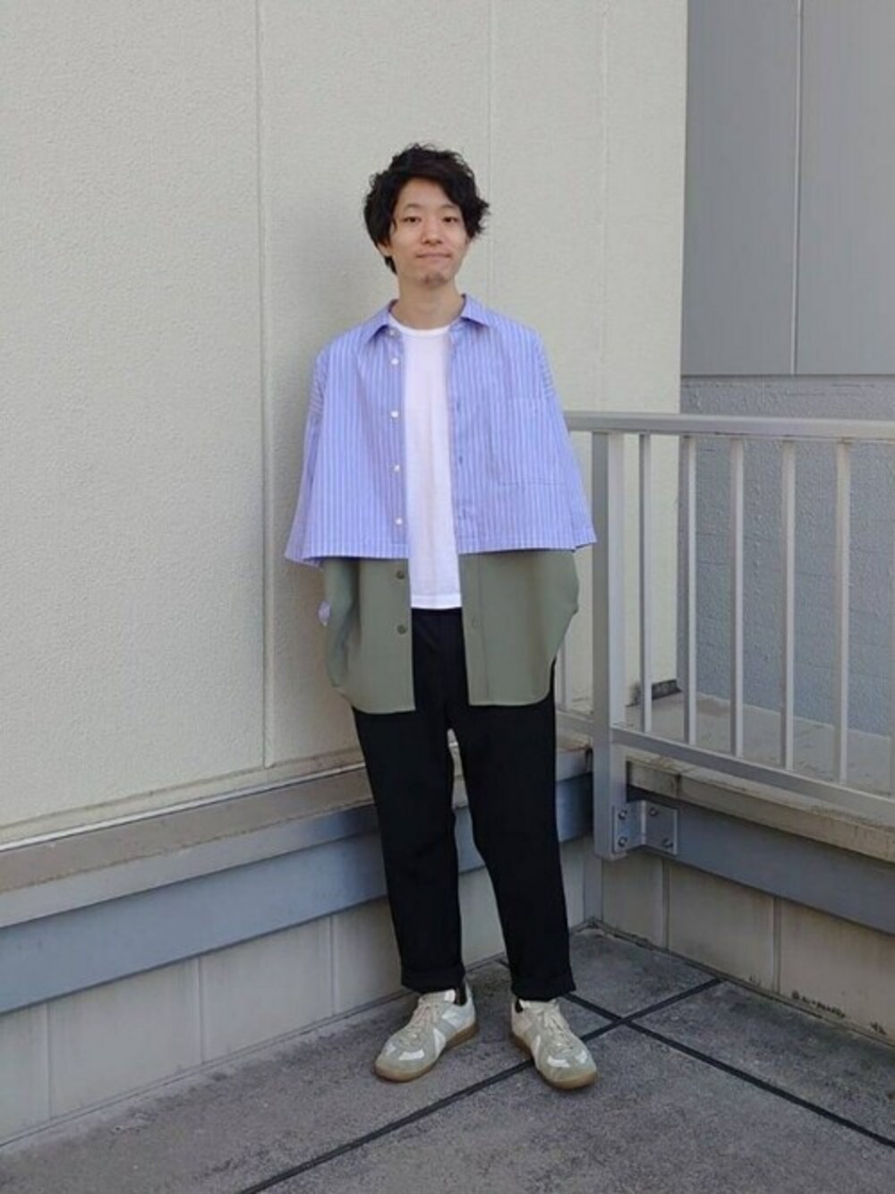 みやこさんの「TOMAS MASON ドッキングミリタリーシャツ（UNITED TOKYO）」を使ったコーディネート