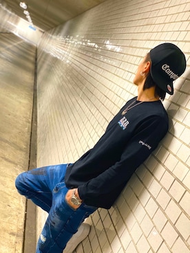 「7Union（セブンユニオン）のアイテム」を使った、Ryukiさん（メンズ・170cm）の春コーディネート