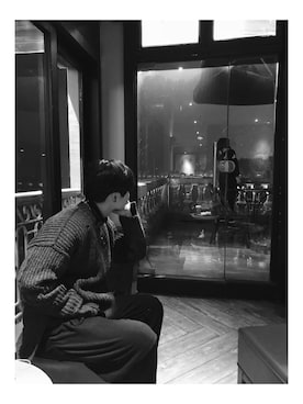 「AMBUSH（アンブッシュ）のアイテム（ジャケット/アウター）」を使った、周大琦是个艺术家さん（レディース・168cm）の冬コーディネート