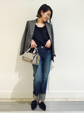 m.mさん（レディース・160cm）の秋コーディネート