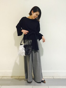 「FABIO RUSCONI（ファビオルスコーニ）のアイテム（パンプス）」を使った、m.mさん（レディース・160cm）の秋コーディネート