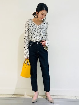 「ヤヌーク」｜m.mさん（レディース・160cm）の冬コーディネート