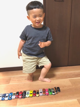 Ayako Oikawaさん(キッズ・90cm)の春コーディネート