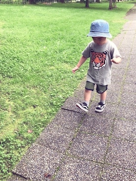 Ayako Oikawaさん（キッズ・90cm）の夏コーディネート