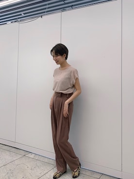 クスミアキさん（レディース・160cm）の夏コーディネート