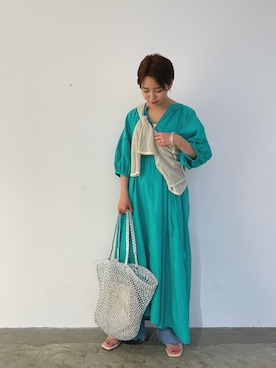 クスミアキさん（レディース・162cm）の夏コーディネート