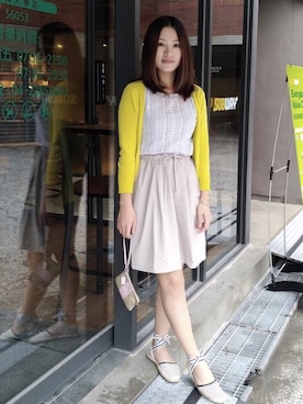 「skirt」｜「アイテム（サンダル）」を使った、 Farahさん（レディース・162cm）の夏コーディネート