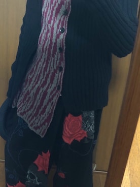 「Yohji Yamamoto（ヨウジヤマモト）のアイテム（ニット/セーター）」を使った、たかション大魔王さん（メンズ・180cm）の秋コーディネート