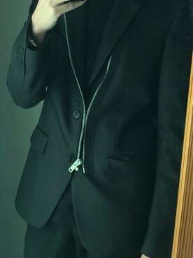 「GIVENCHY（ジバンシイ）のアイテム（ジャケット/アウター）」を使った、たかション大魔王さん（メンズ・180cm）の春コーディネート