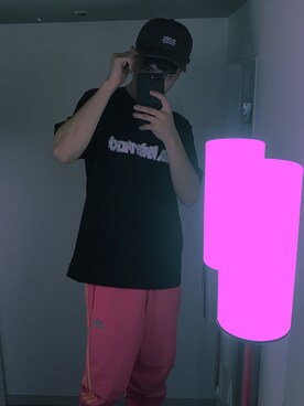 「Gosha Rubchinskiy（ゴーシャラブチンスキー）のアイテム（チノパンツ）」を使った、Alyxnz さん（メンズ・178cm）の冬コーディネート